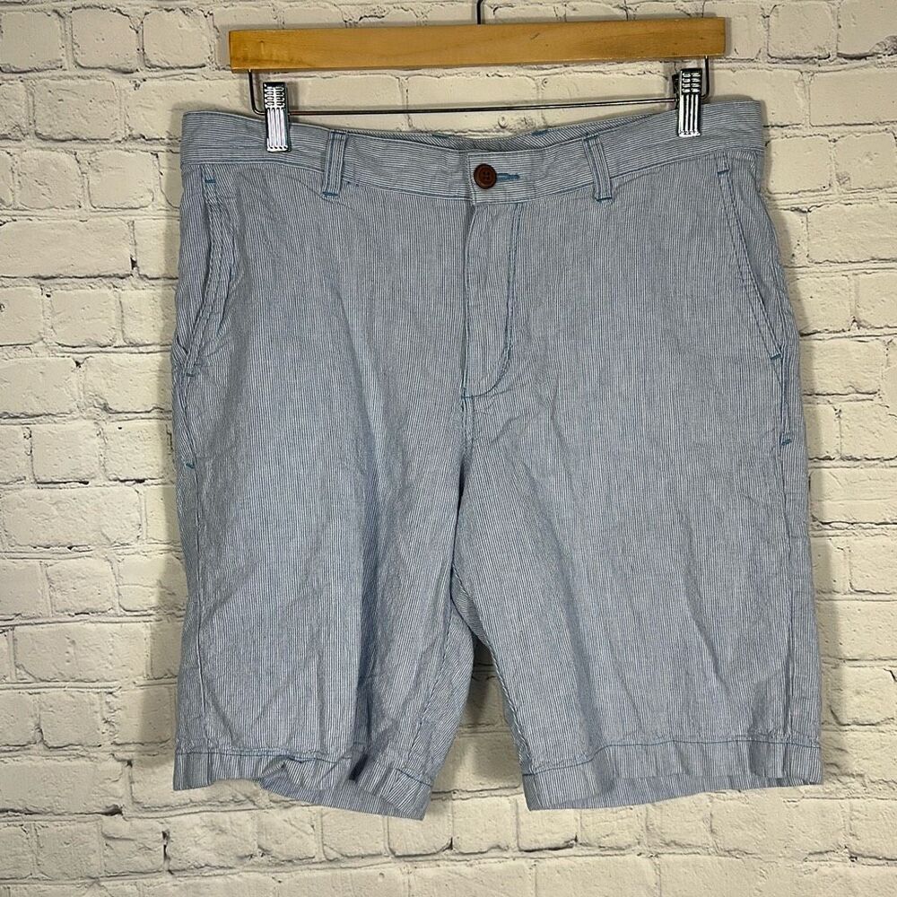 Tommy Bahama Relax Linen Chino khaki Beach Shorts size 34